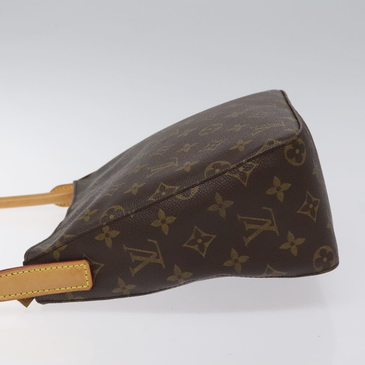 Louis Vuitton Looping MM, Brown, Canvas, shoulder