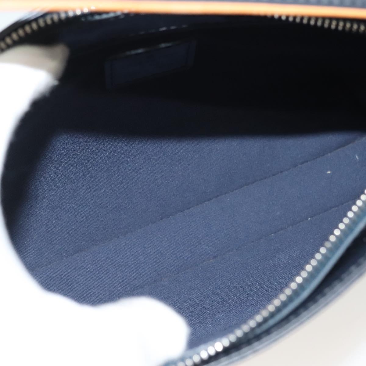 Louis Vuitton Fowler, Navy, Leather, clutch