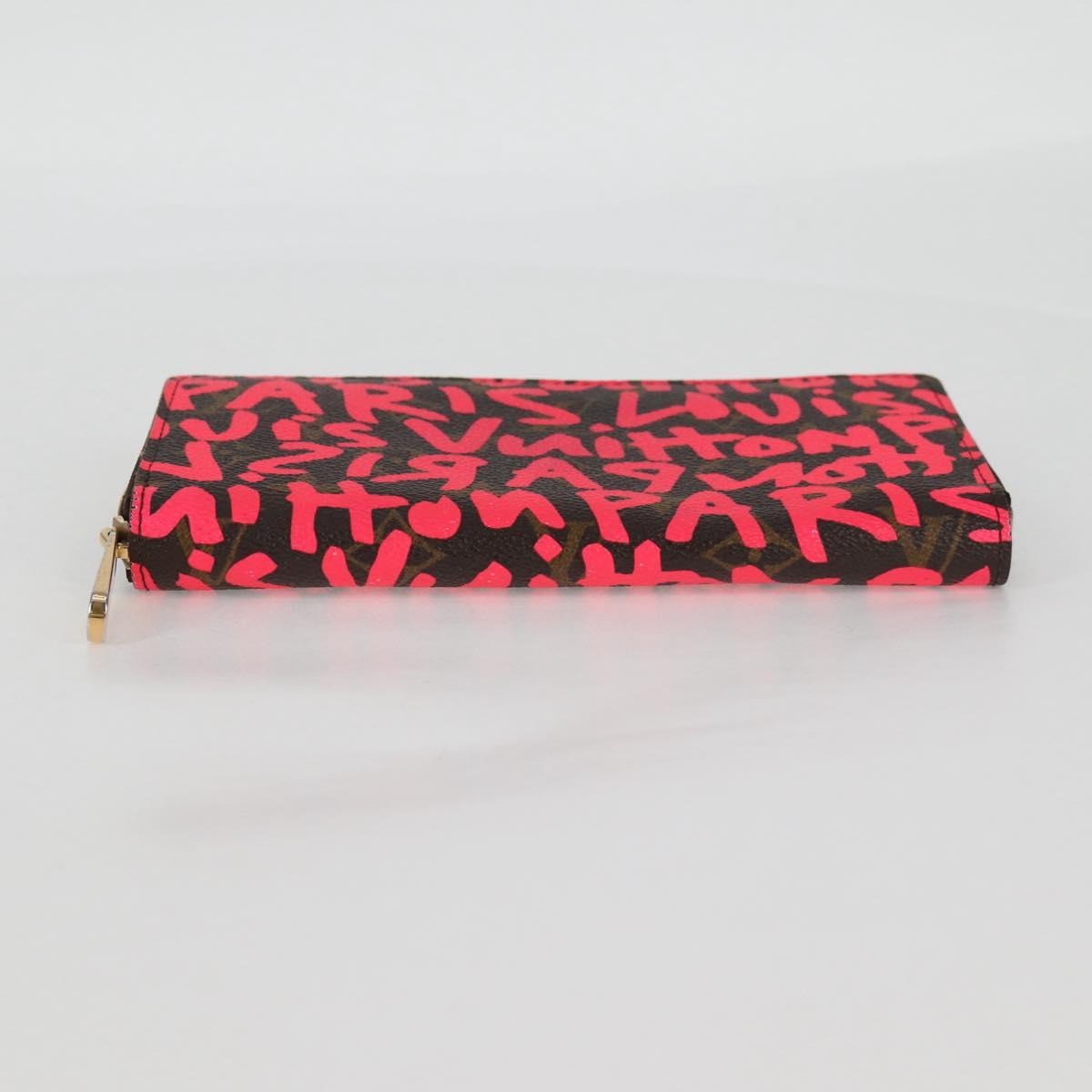 Louis Vuitton Portefeuille zippy, Pink, Canvas, wallet
