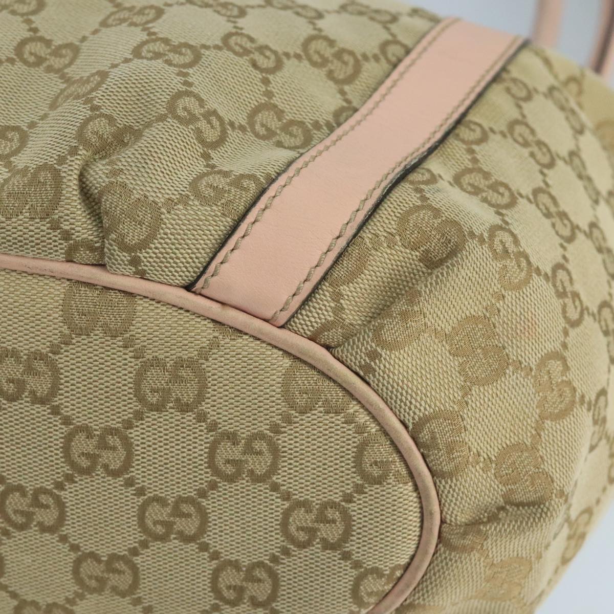 Gucci GG canvas, Beige, Canvas, tote