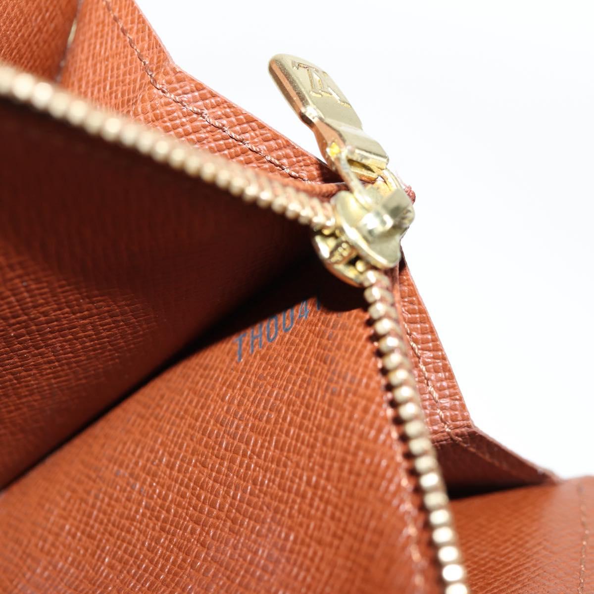 Louis Vuitton Porte Monnaie Credit, Khaki, Canvas, wallet