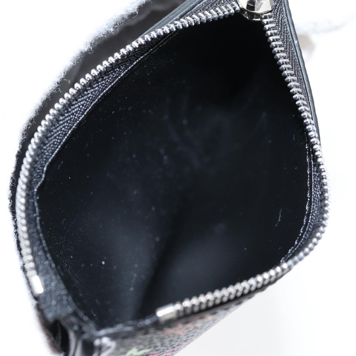 Louis Vuitton Victorine, Black, Canvas, wallet