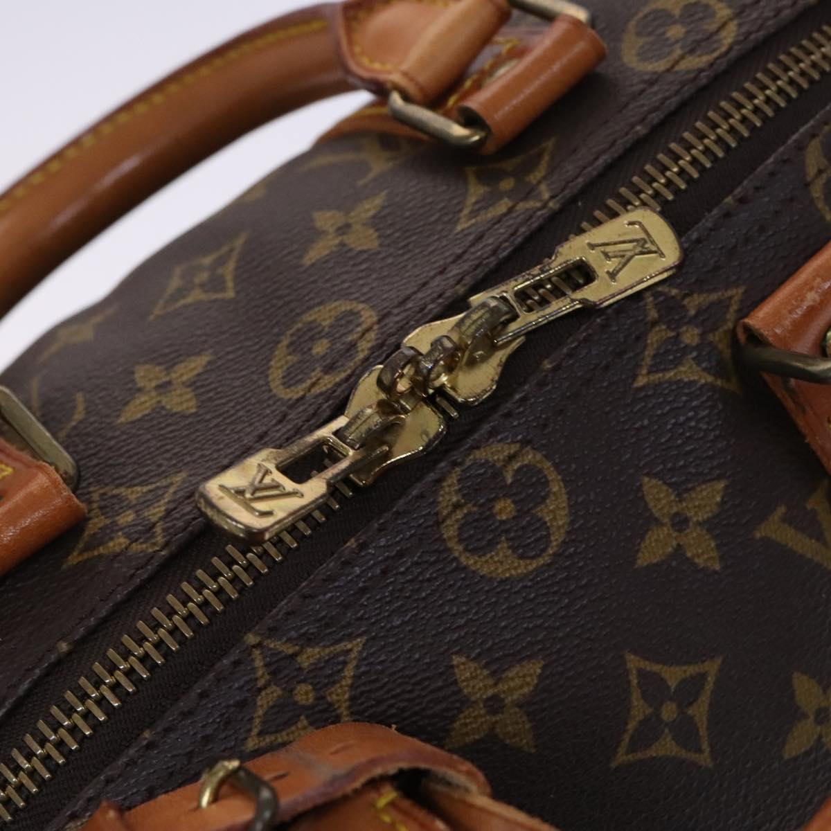 Louis Vuitton Keepall 45, Brown, Canvas, travel
