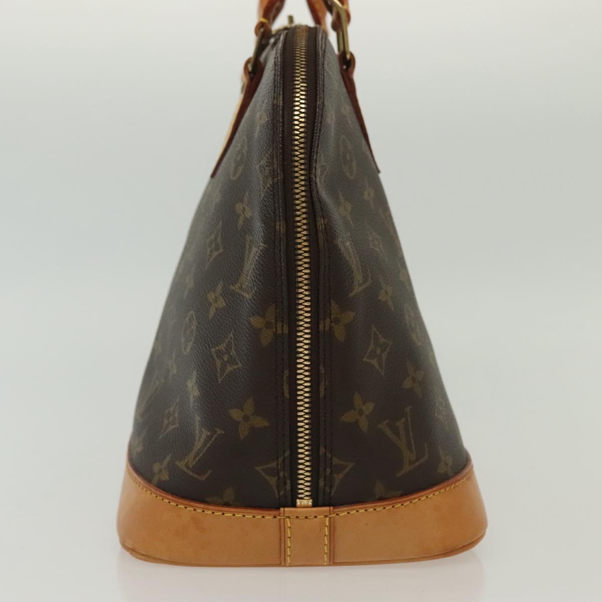 Louis Vuitton Alma, Brown, Canvas, handbag