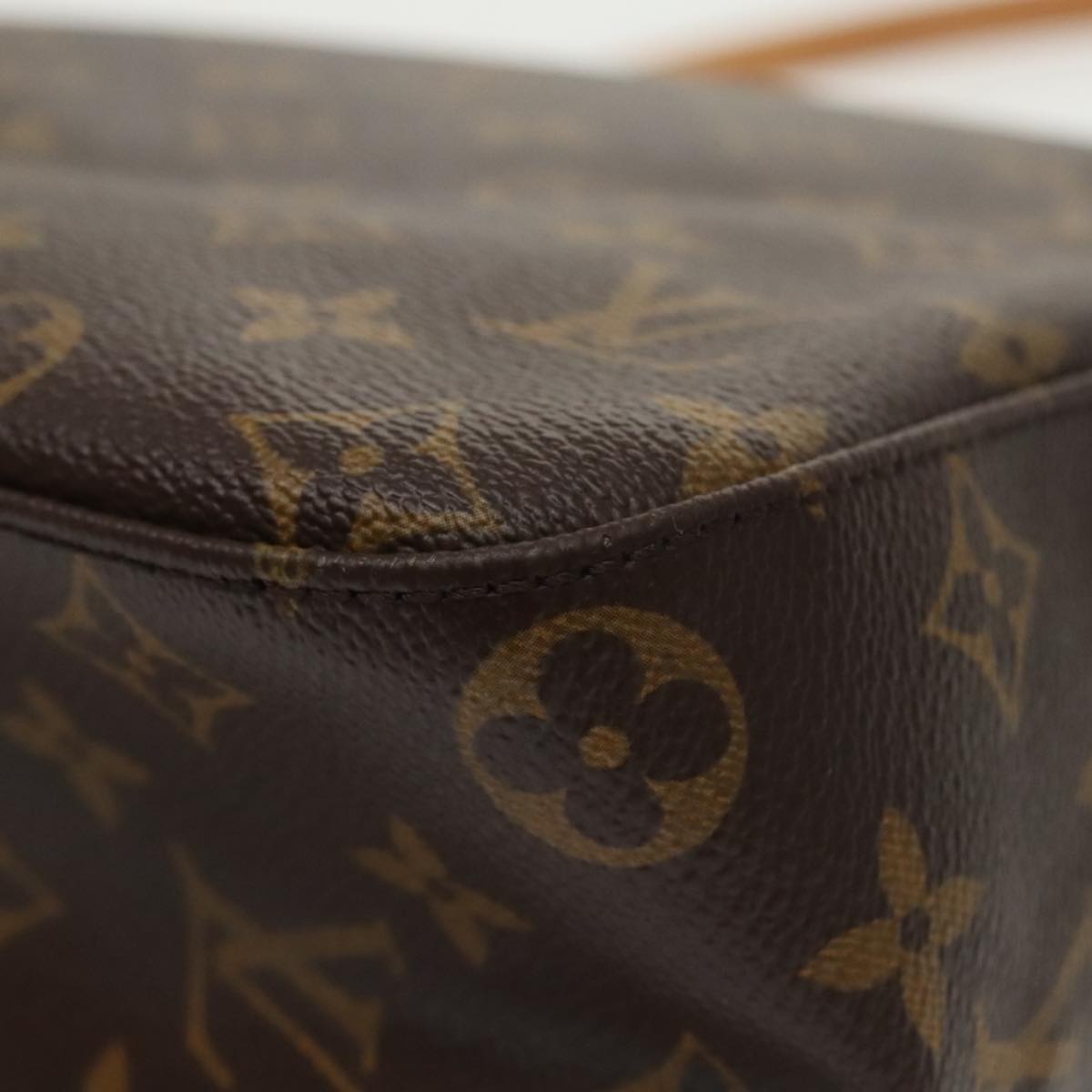 Louis Vuitton Looping GM, Brown, Canvas, handbag