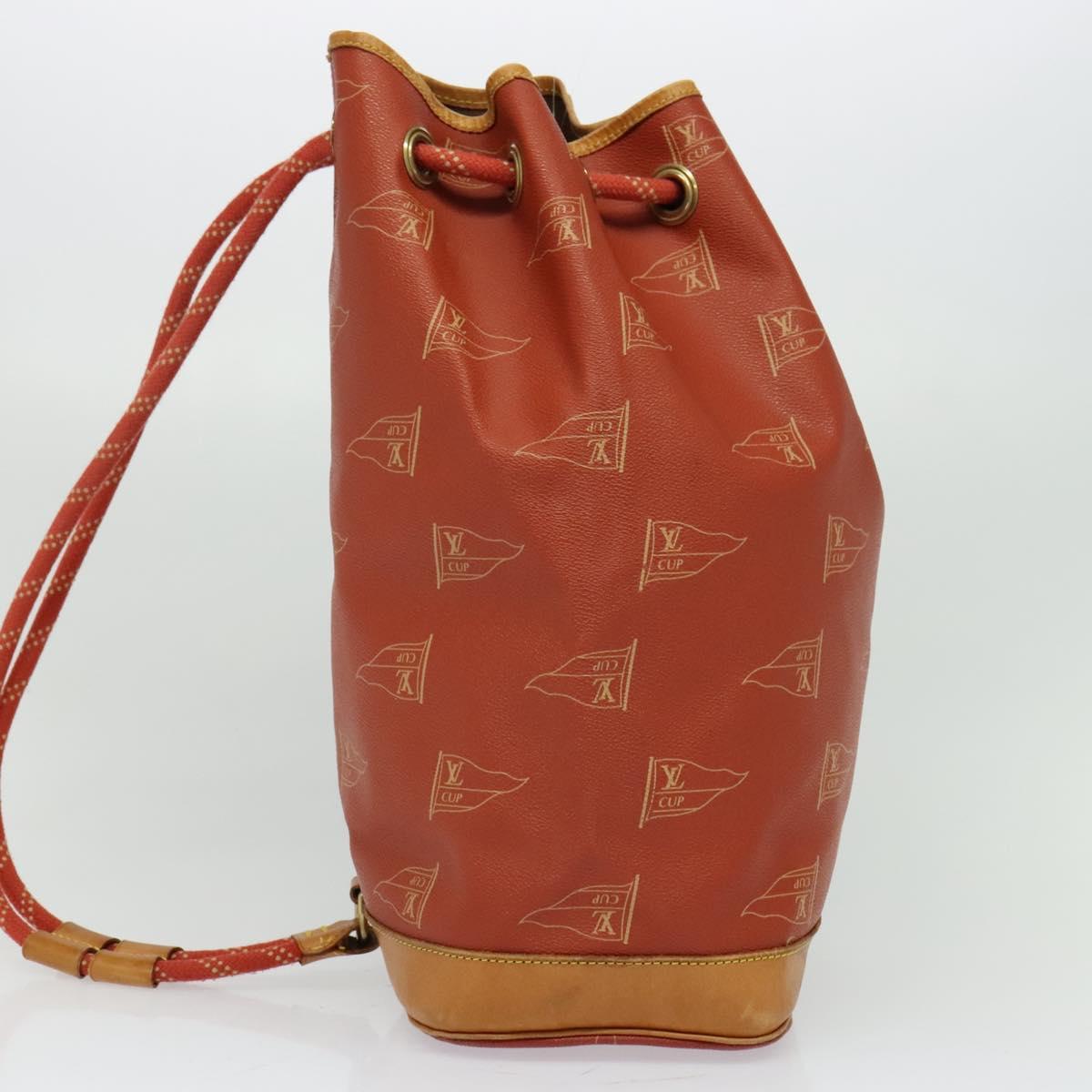 Louis Vuitton Saint Tropez, Red, Canvas, shoulder