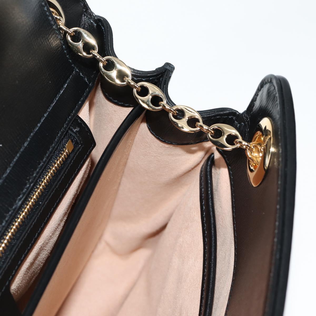 Gucci Marina, Black, Leather, shoulder