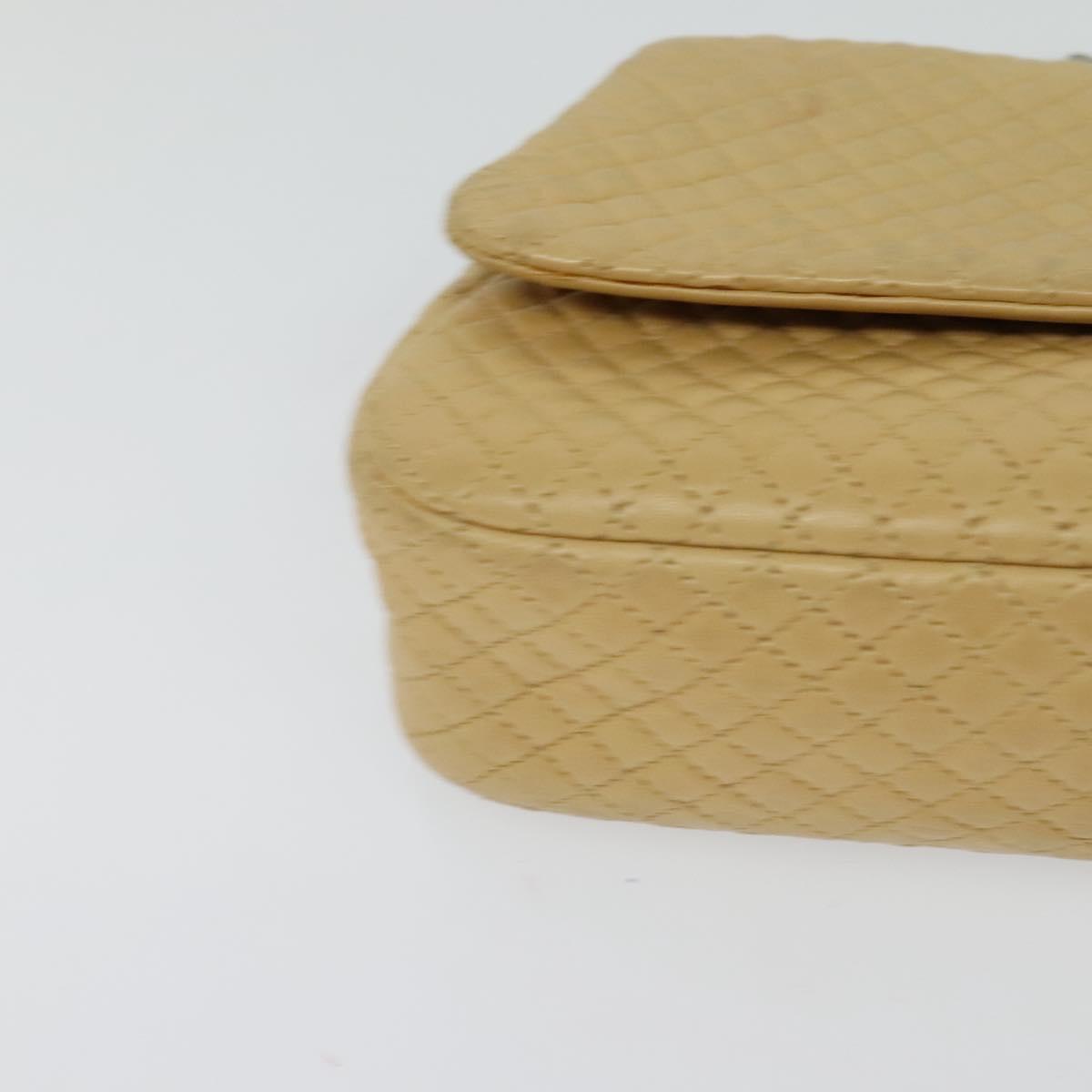 Chanel Bubble Quilt, Beige, Leather, shoulder
