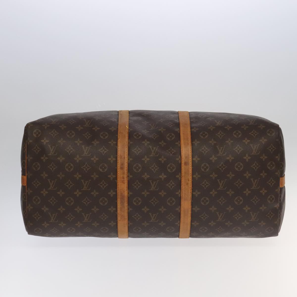 Louis Vuitton Keepall Bandoulière 60, Brown, Canvas, travel