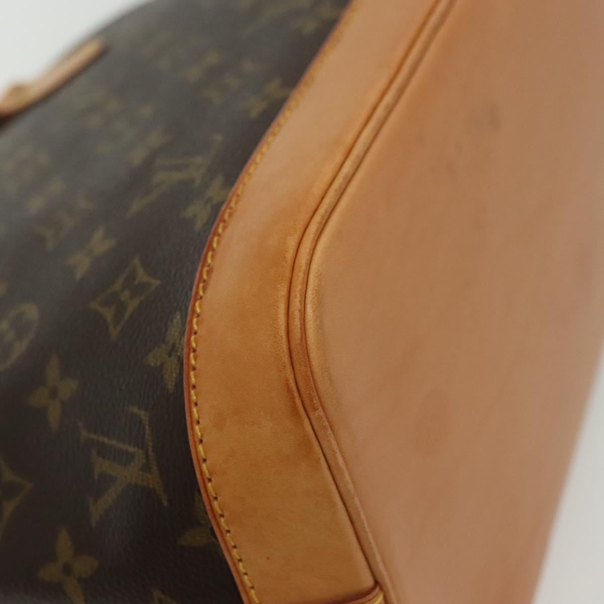 Louis Vuitton Alma, Brown, Canvas, handbag