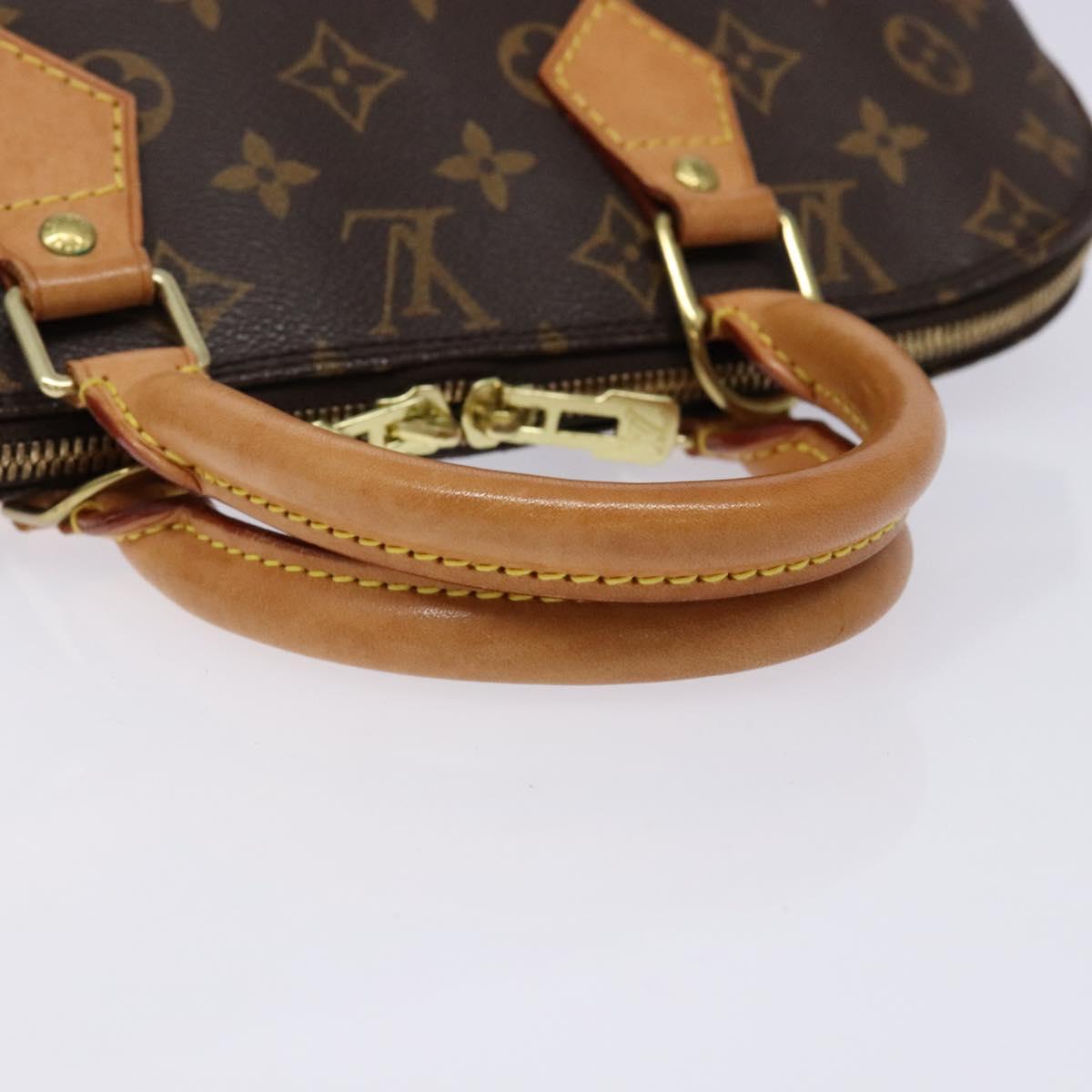 Louis Vuitton Alma, Brown, Canvas, handbag