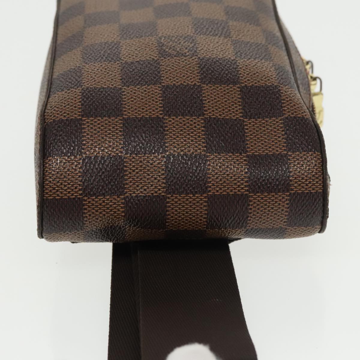 Louis Vuitton Geronimos, Brown, Canvas, shoulder