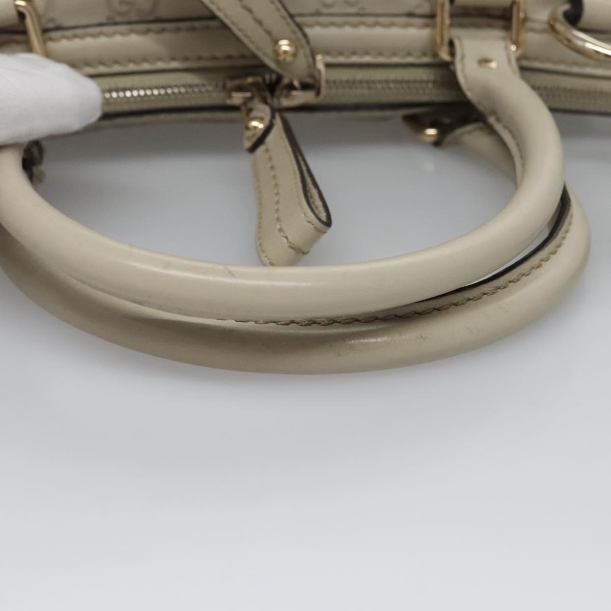 Gucci Sukey, White, Canvas, tote
