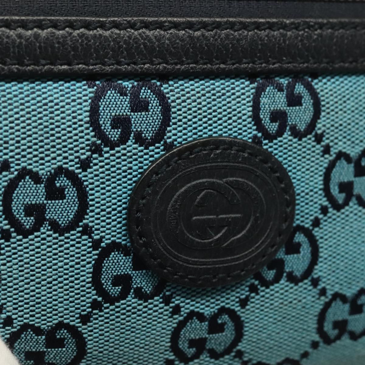 Gucci GG canvas, Blue, Canvas, shoulder