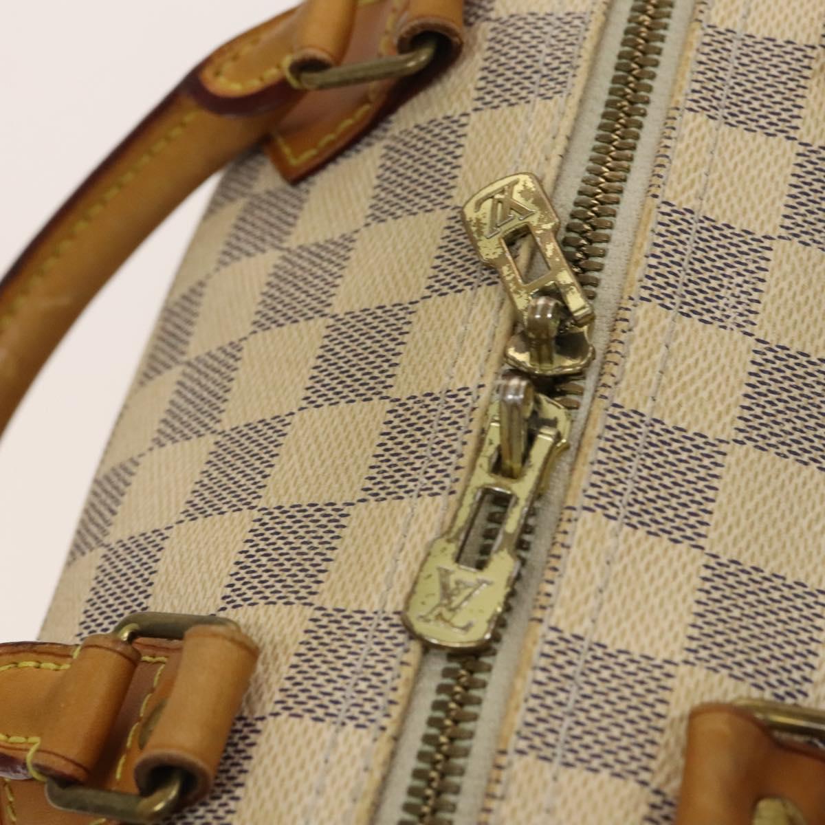 Louis Vuitton Speedy Bandoulière 30, White, Canvas, handbag