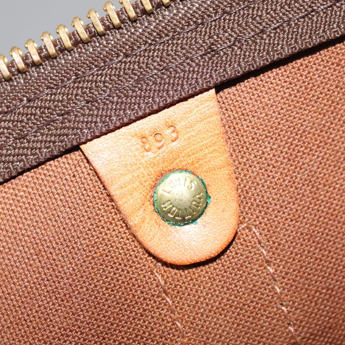 Louis Vuitton Keepall Bandoulière 60, Brown, Canvas, travel