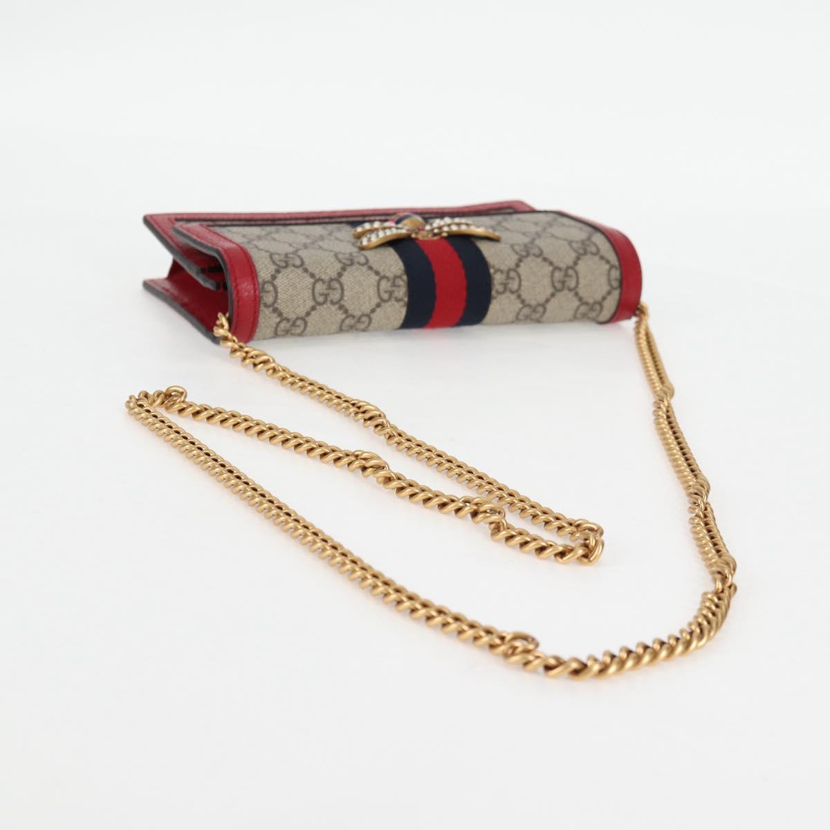 Gucci Queen Margaret, Beige, Canvas, shoulder