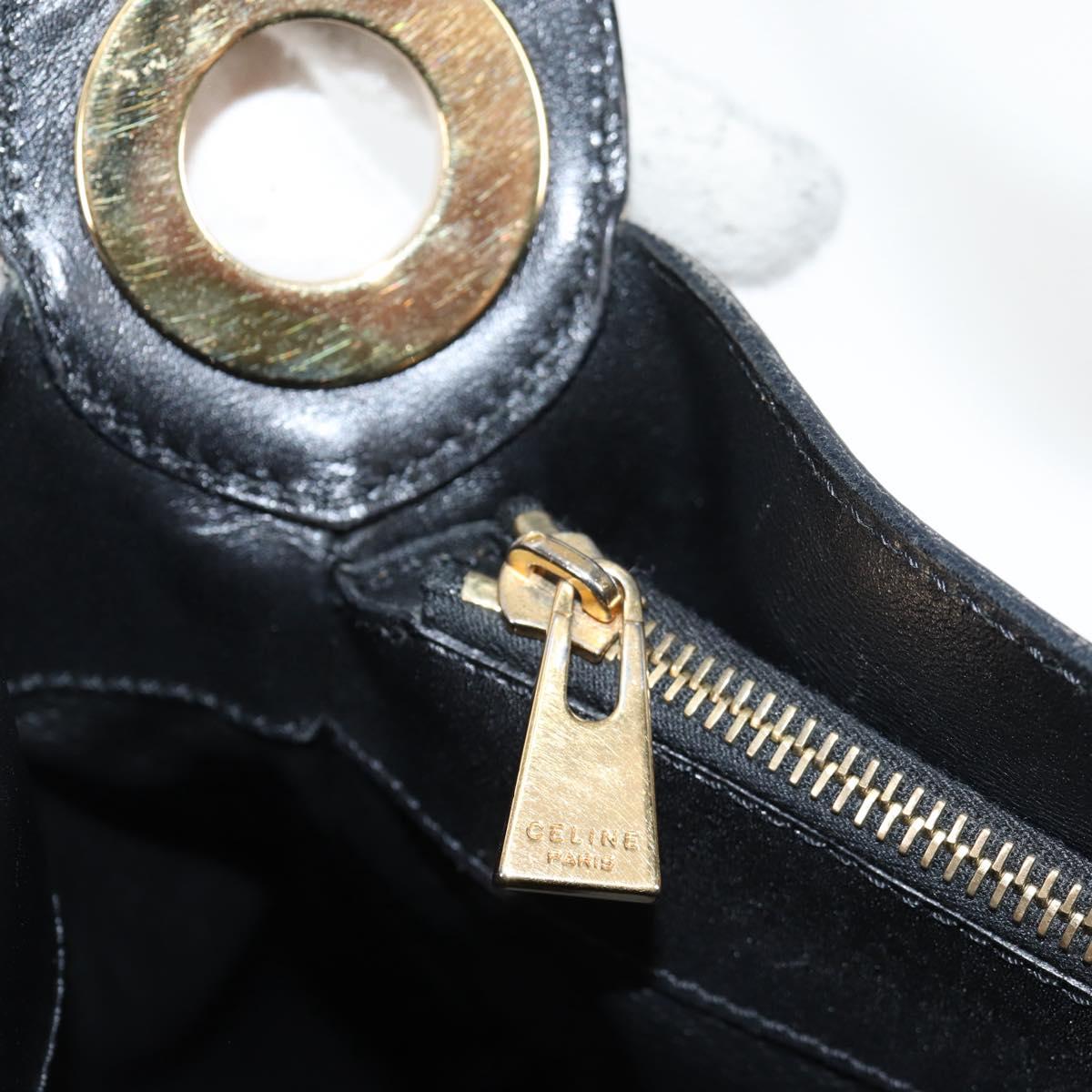 Céline Hobo, Black, Canvas, shoulder