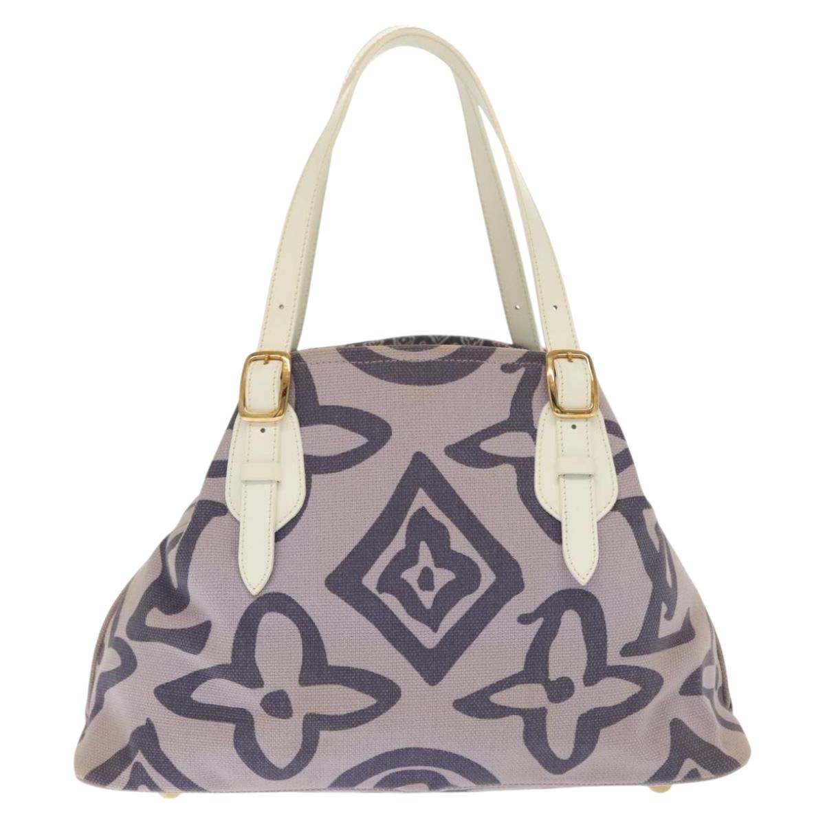 Louis Vuitton Tahitienne, Purple, Canvas, shoulder