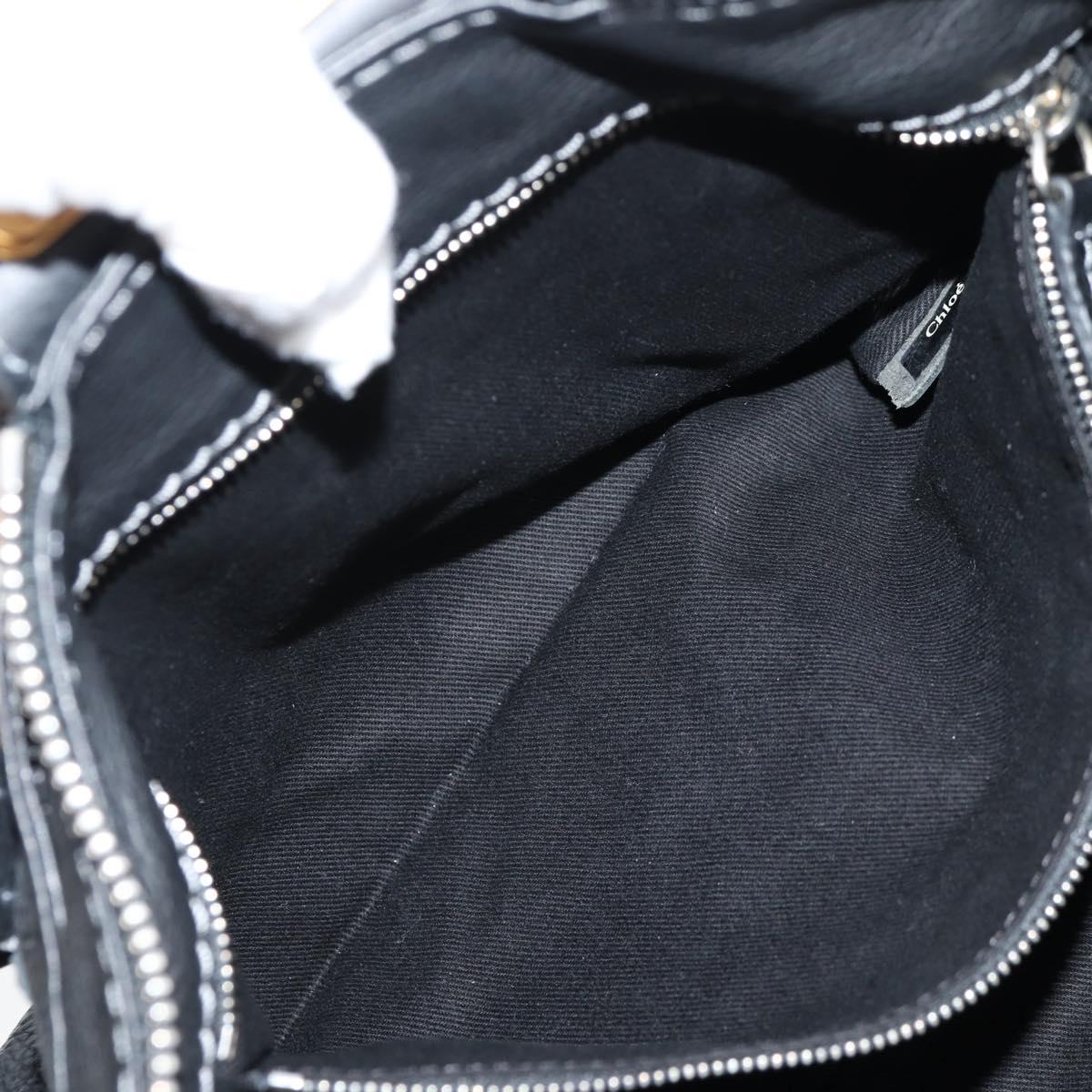 Chloé Paddington, Black, Leather, handbag