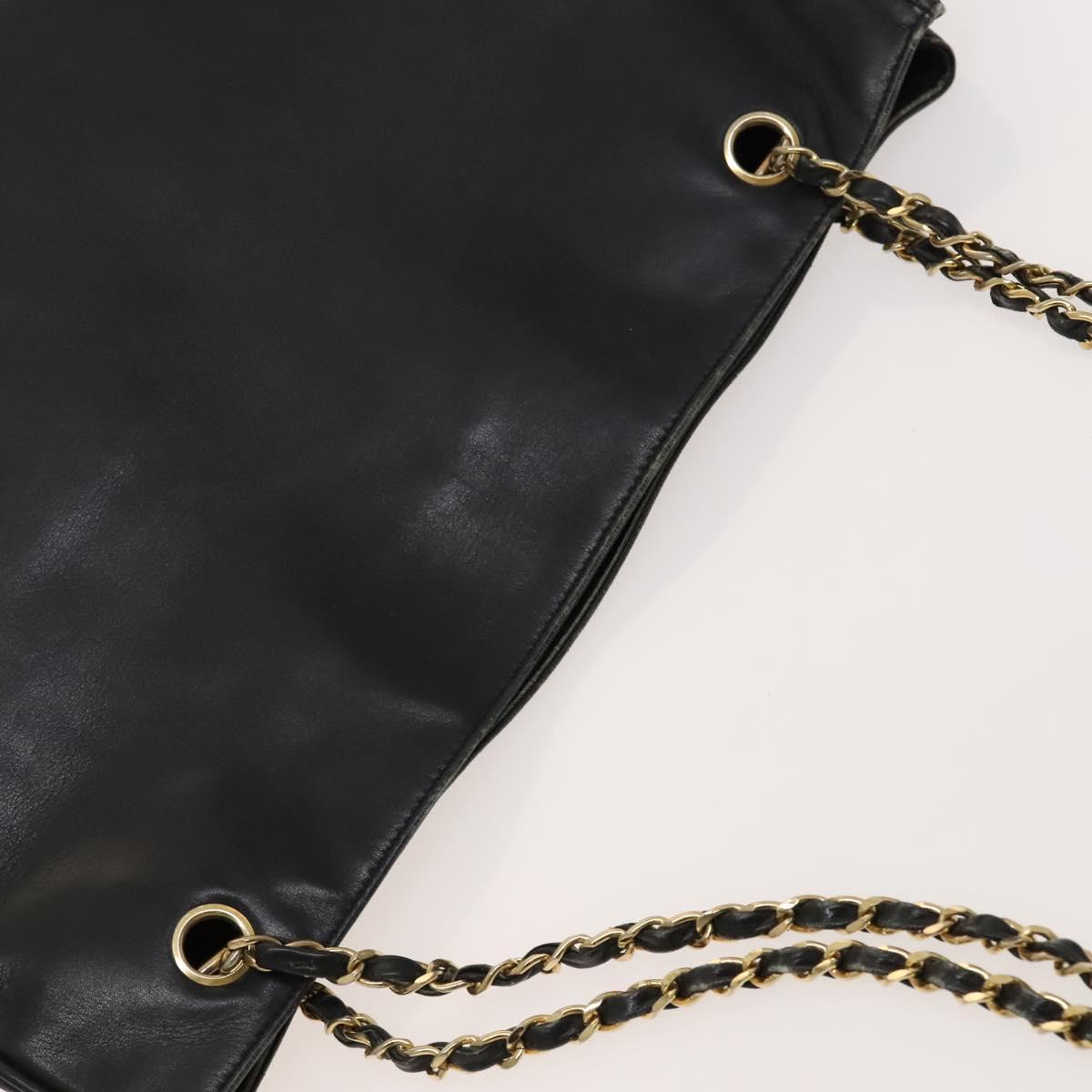 Chanel Quilted, Black, Leather, shoulder