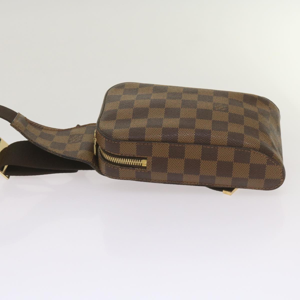 Louis Vuitton Geronimos, Brown, Canvas, shoulder