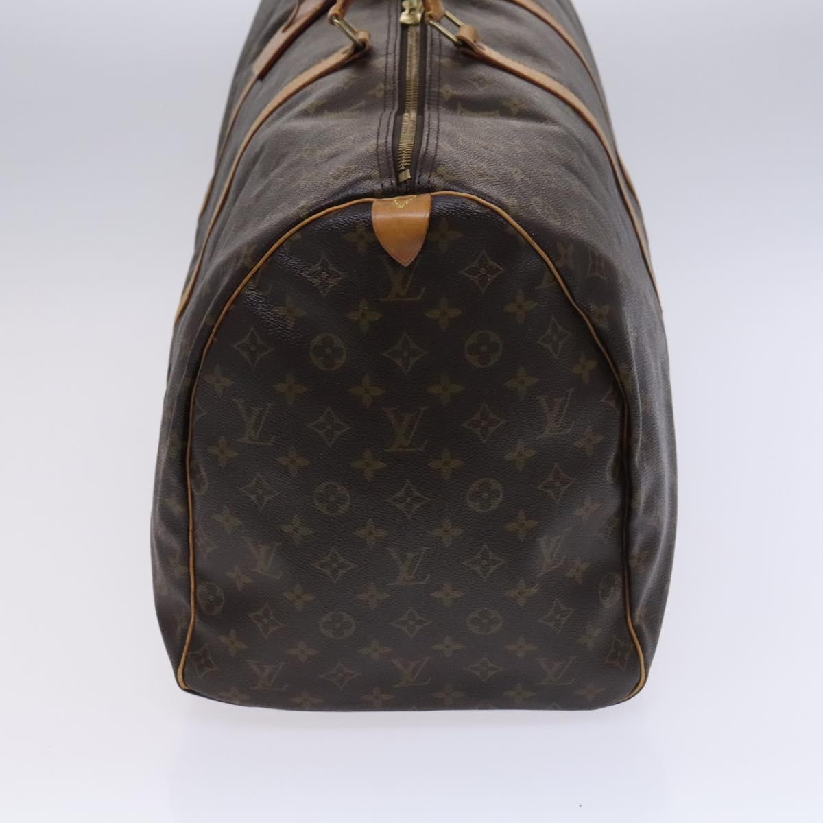 Louis Vuitton Keepall 60, Brown, Canvas, travel