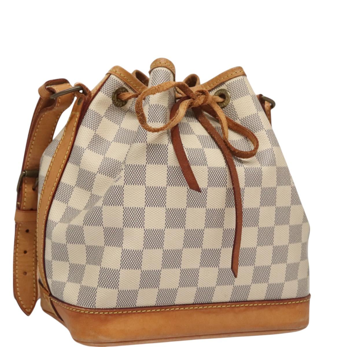 Louis Vuitton Noé BB, Grey, Canvas, shoulder