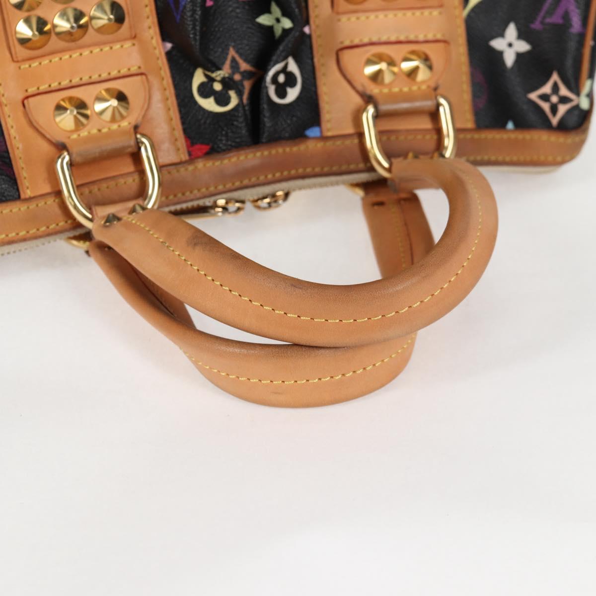 Louis Vuitton Courtney, Black, Canvas, handbag