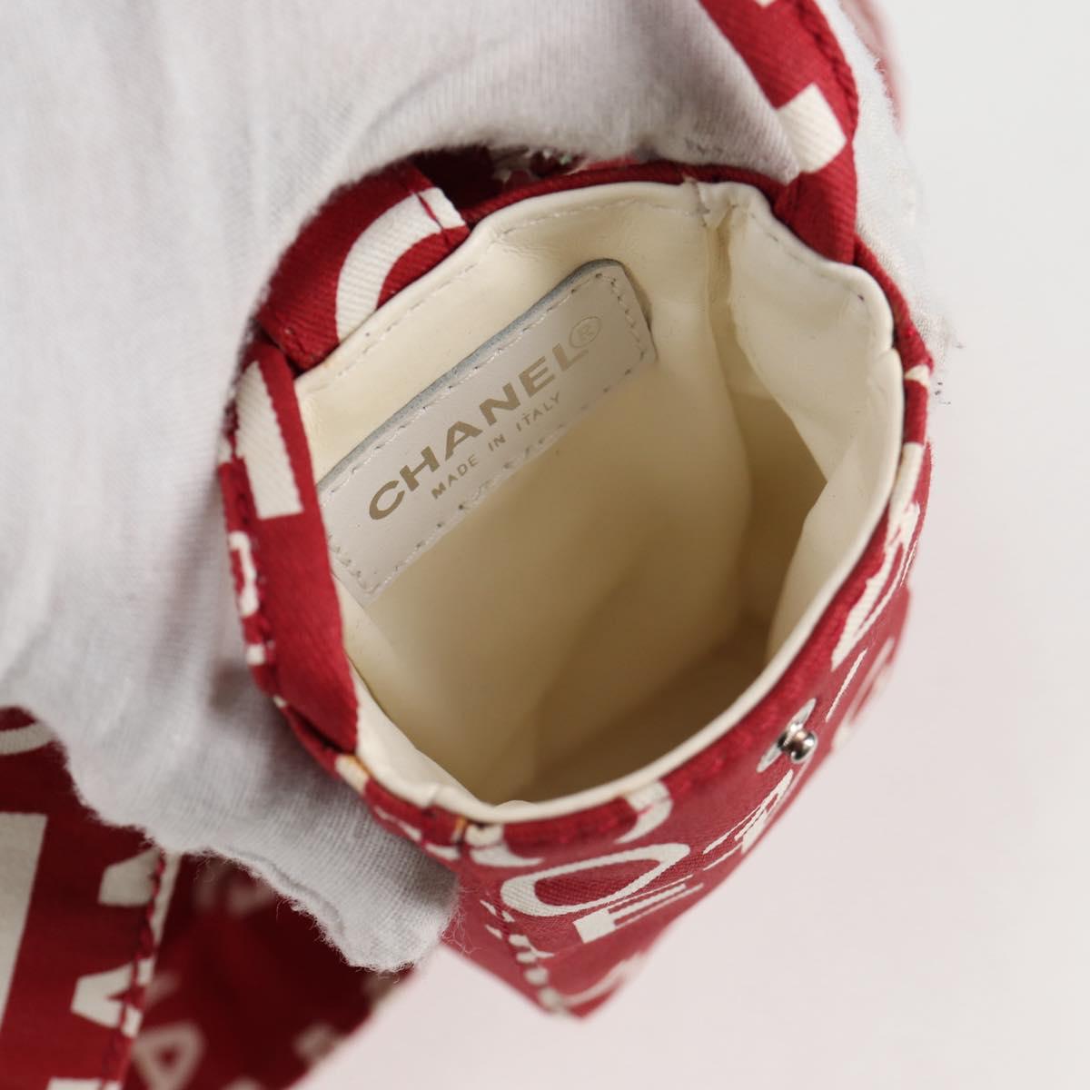 Chanel By sea, Red, Canvas, tote