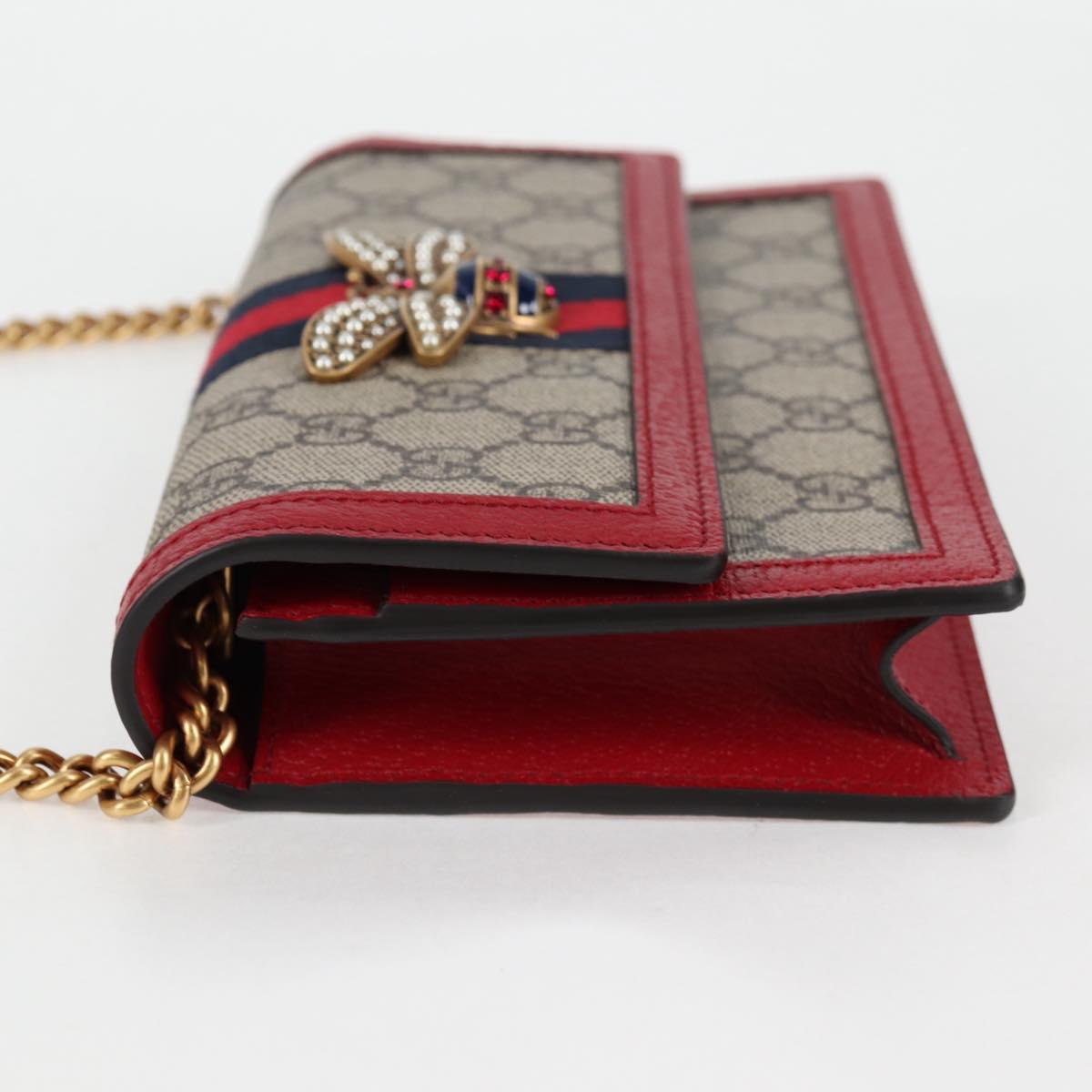 Gucci Queen Margaret, Beige, Canvas, shoulder
