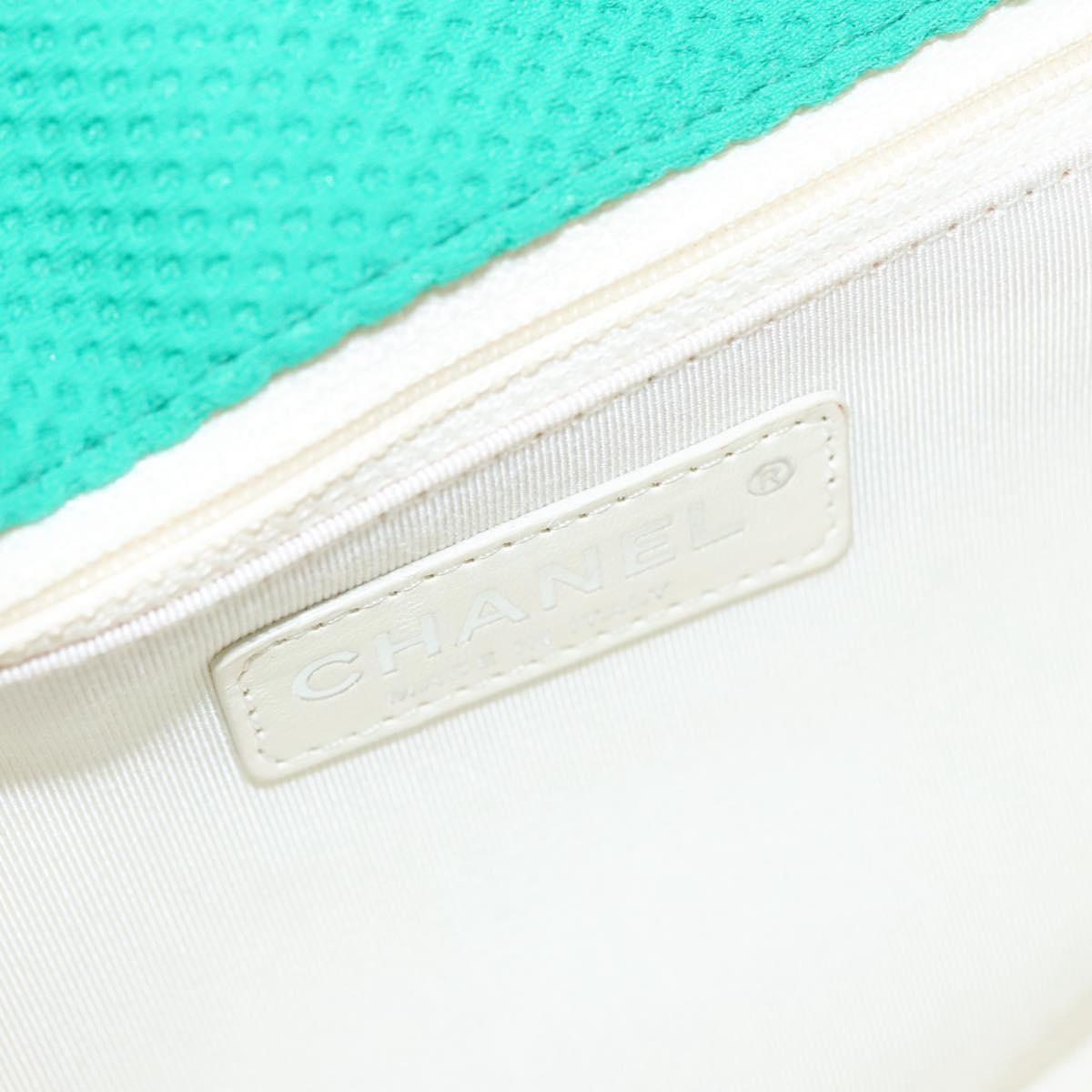 Chanel, Green, Cotton, shoulder