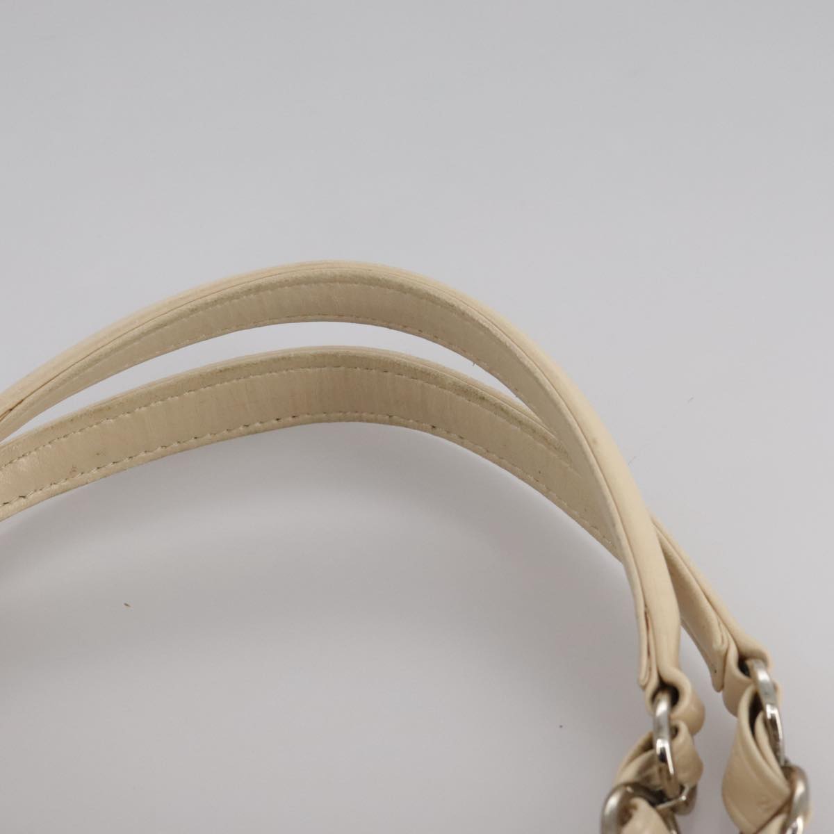 Dior Romantique, Beige, Canvas, shoulder