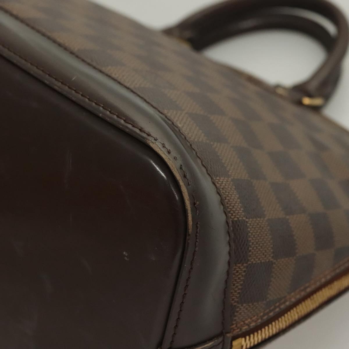 Louis Vuitton Alma, Brown, Canvas, handbag