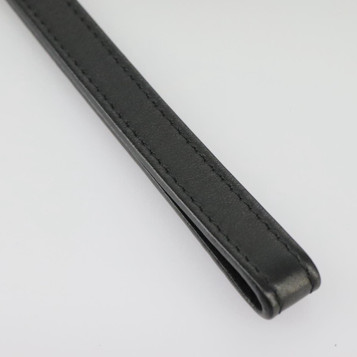 Louis Vuitton Pochette, Black, Leather, clutch