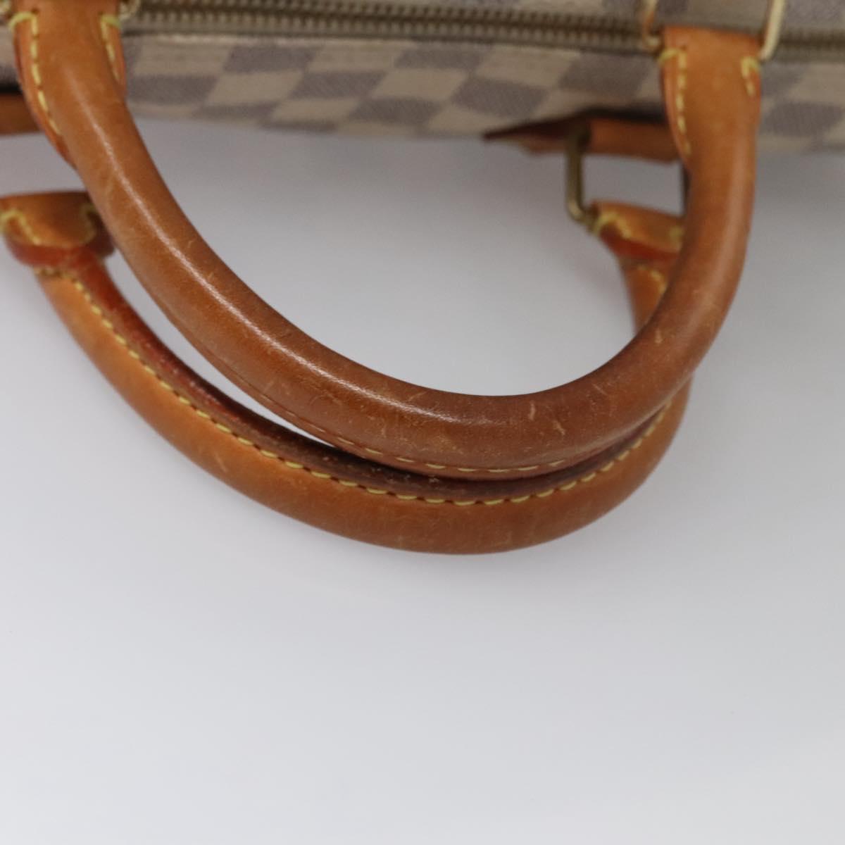 Louis Vuitton Speedy 30, White, Canvas, handbag