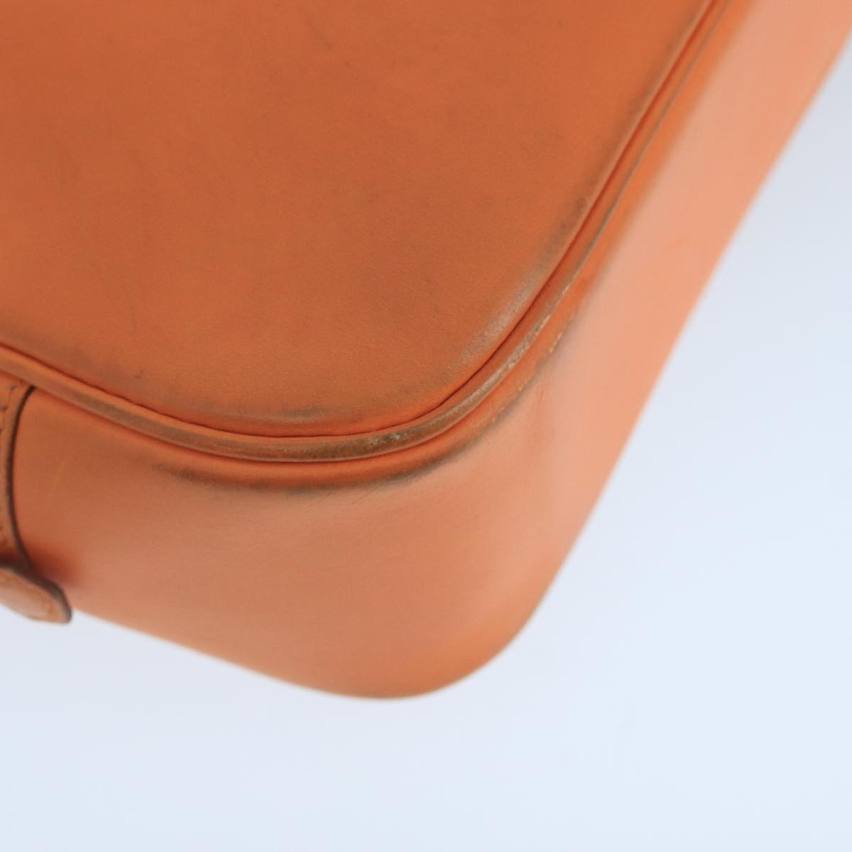 Hermès Plume, Orange, Leather, handbag