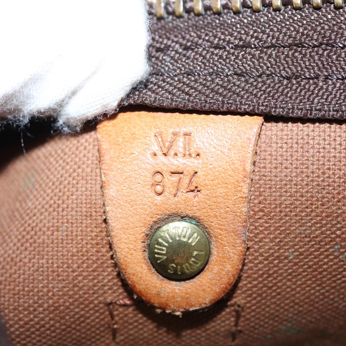 Louis Vuitton Keepall 60, Brown, Canvas, travel