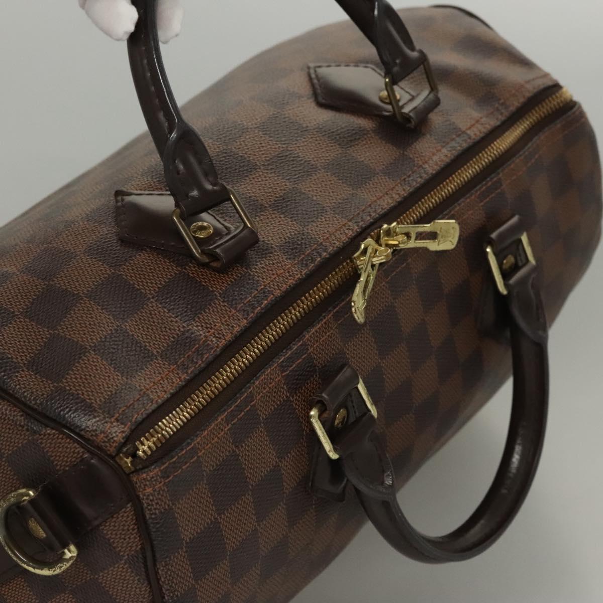 Louis Vuitton Speedy Bandoulière 30, Brown, Canvas, handbag