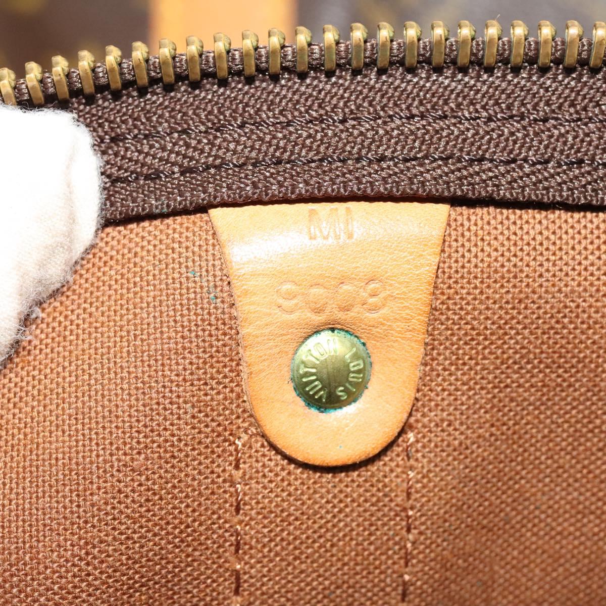 Louis Vuitton Keepall 60, Brown, Canvas, travel