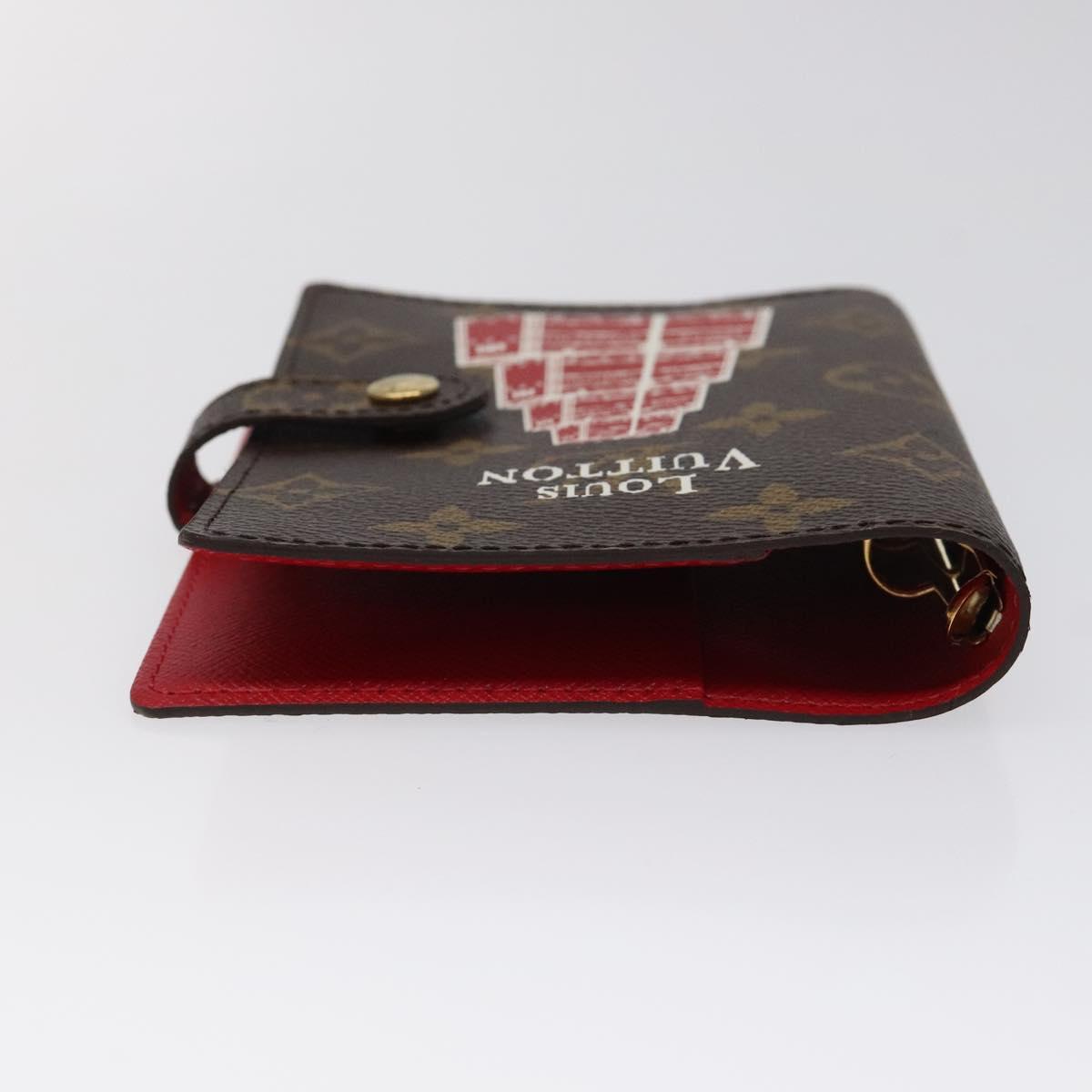 Louis Vuitton Agenda PM, Brown, Canvas, wallet
