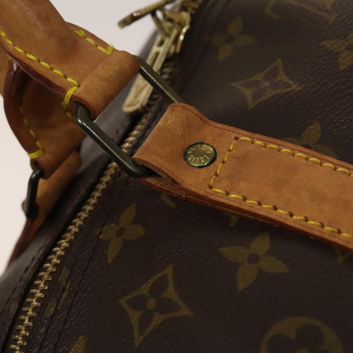 Louis Vuitton Keepall 60, Brown, Canvas, travel