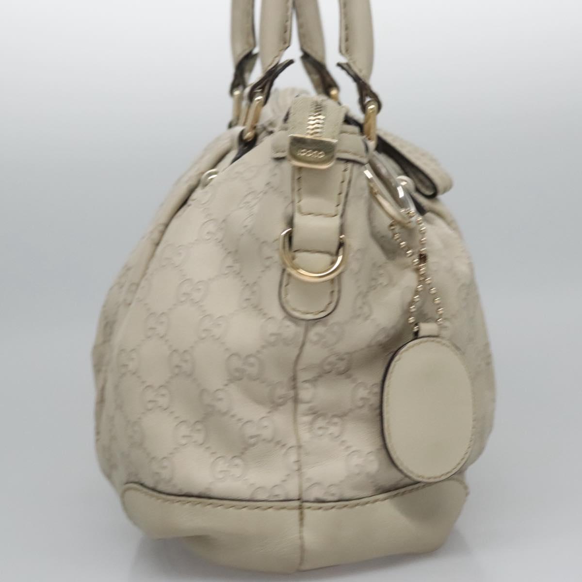 Gucci Sukey, White, Canvas, tote