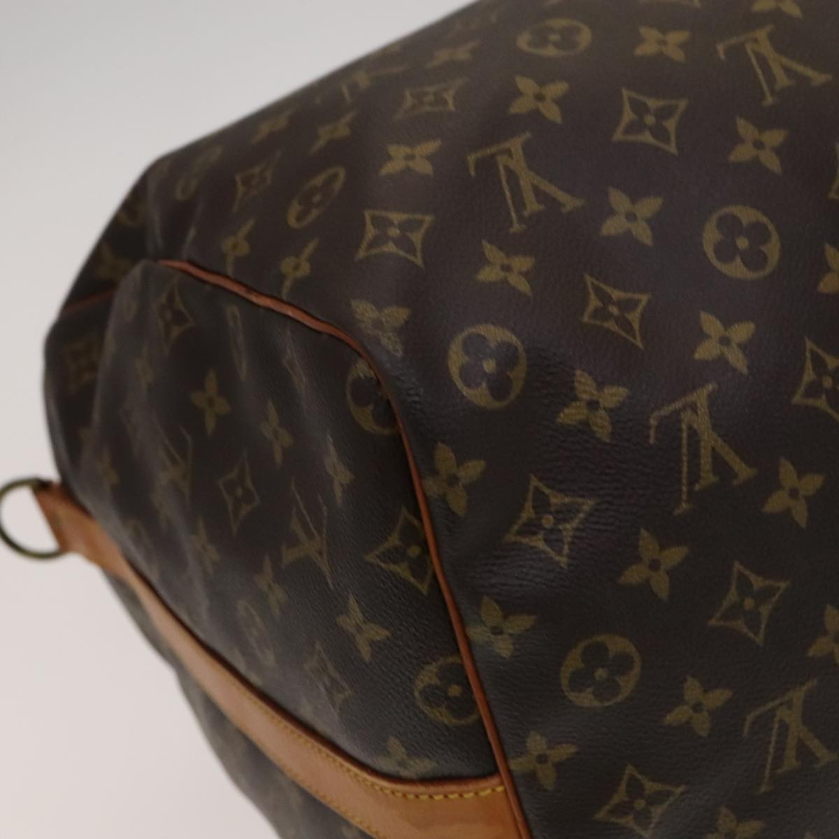 Louis Vuitton Keepall Bandoulière 60, Brown, Canvas, travel
