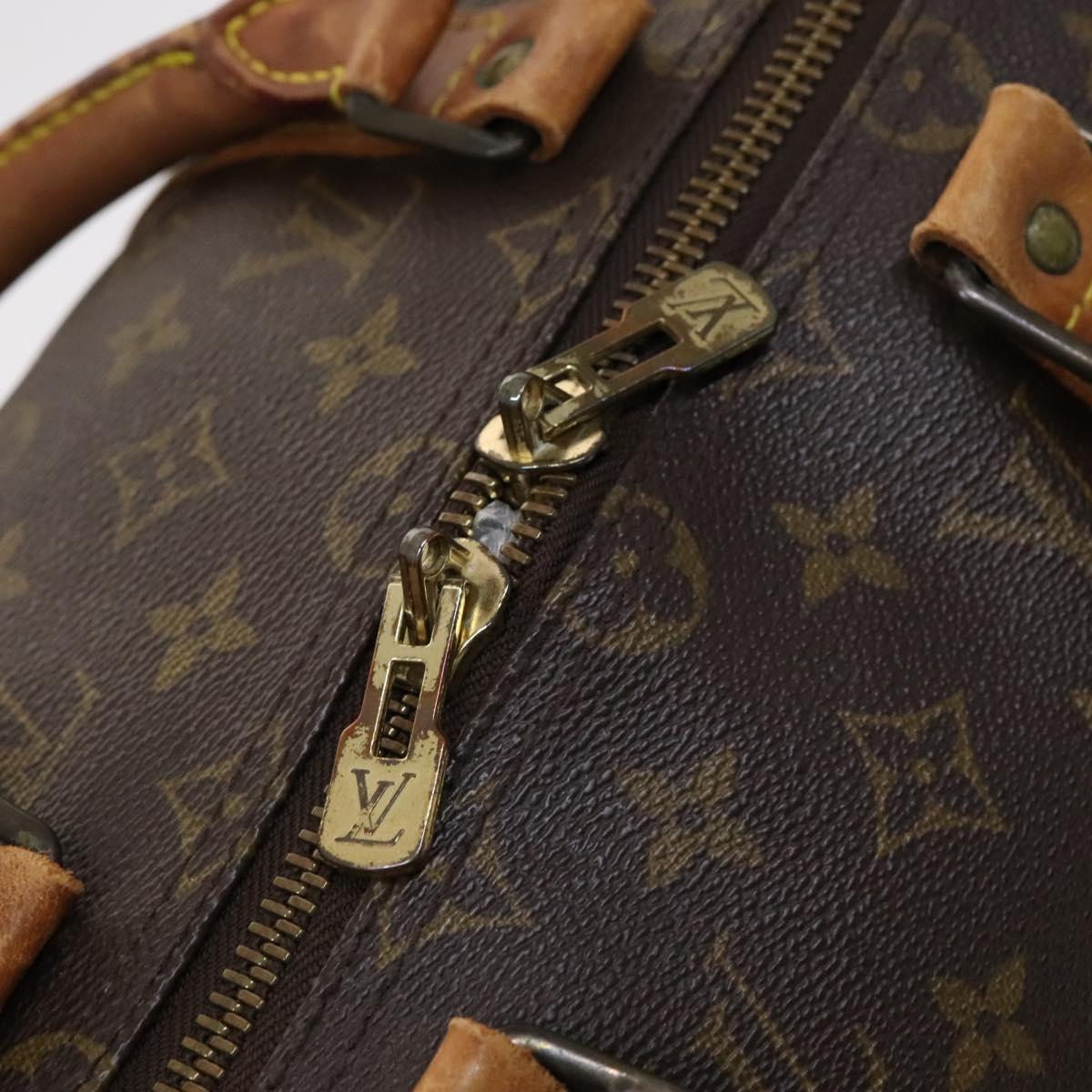 Louis Vuitton Keepall 50, Brown, Canvas, travel