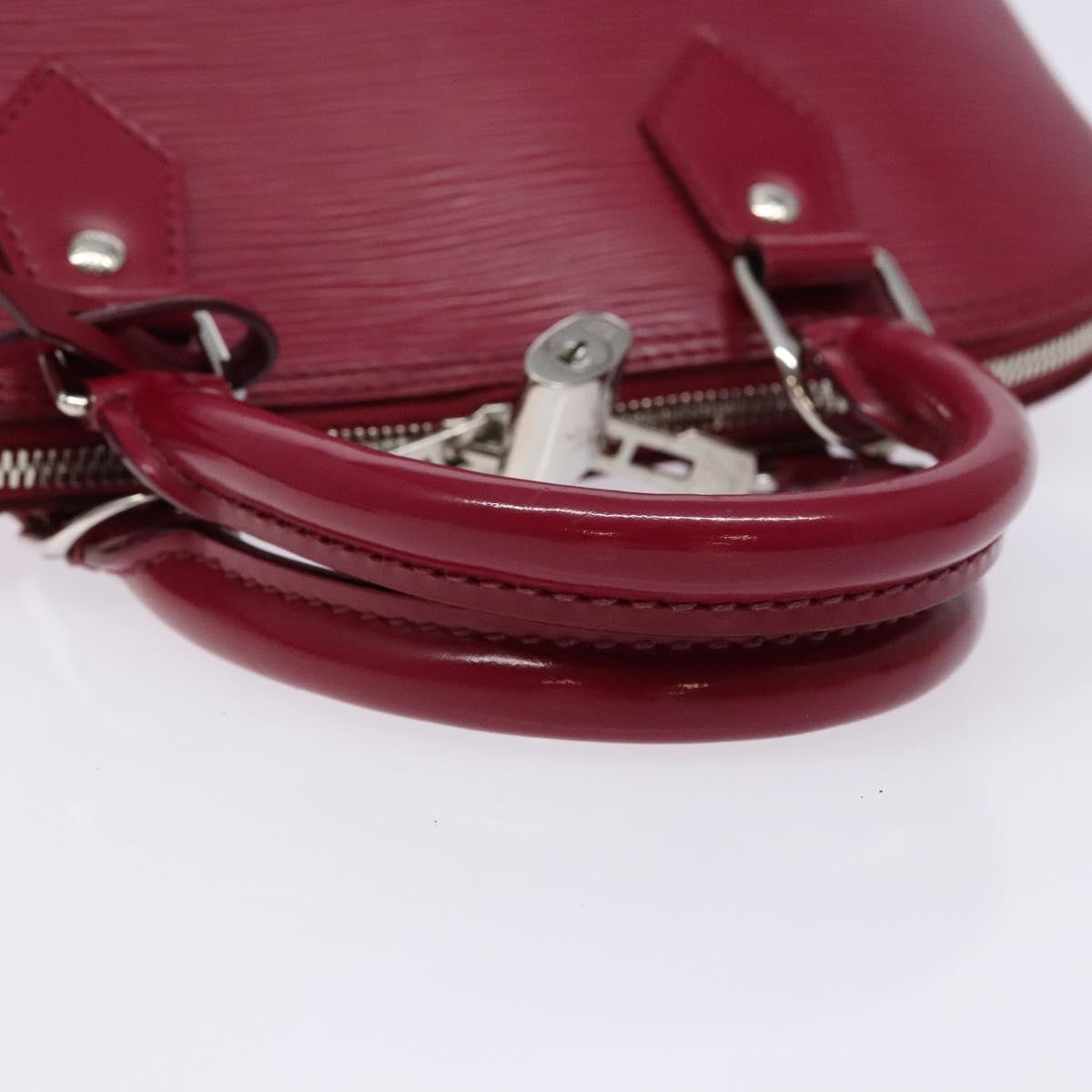 Louis Vuitton Alma, Pink, Leather, handbag