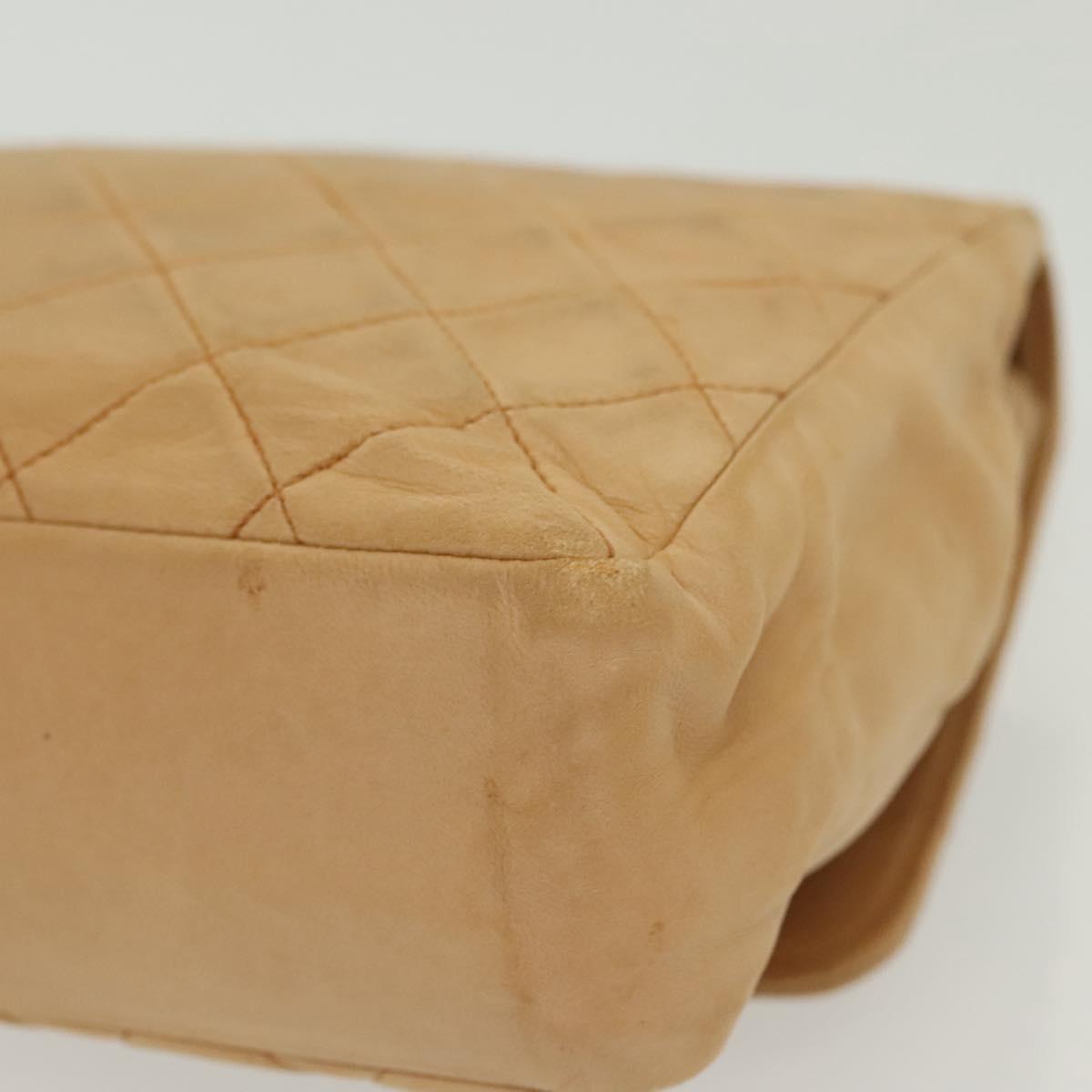 Chanel Matelassé, Brown, Leather, shoulder