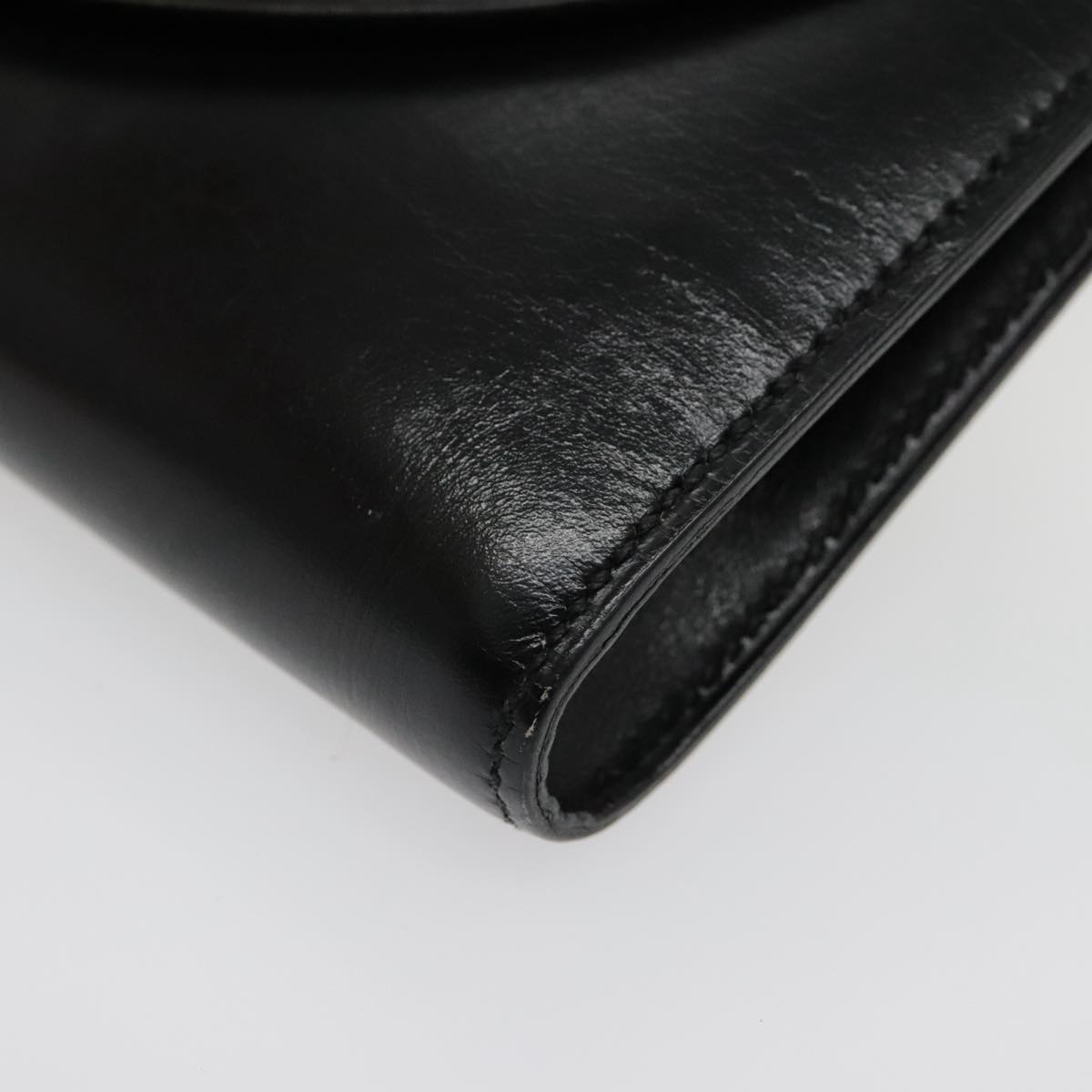 Hermès H, Black, Leather, clutch