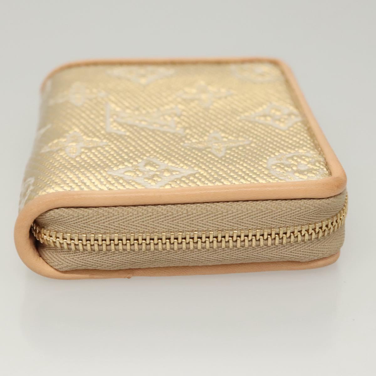Louis Vuitton Zippy coin purse, Gold, Canvas, wallet