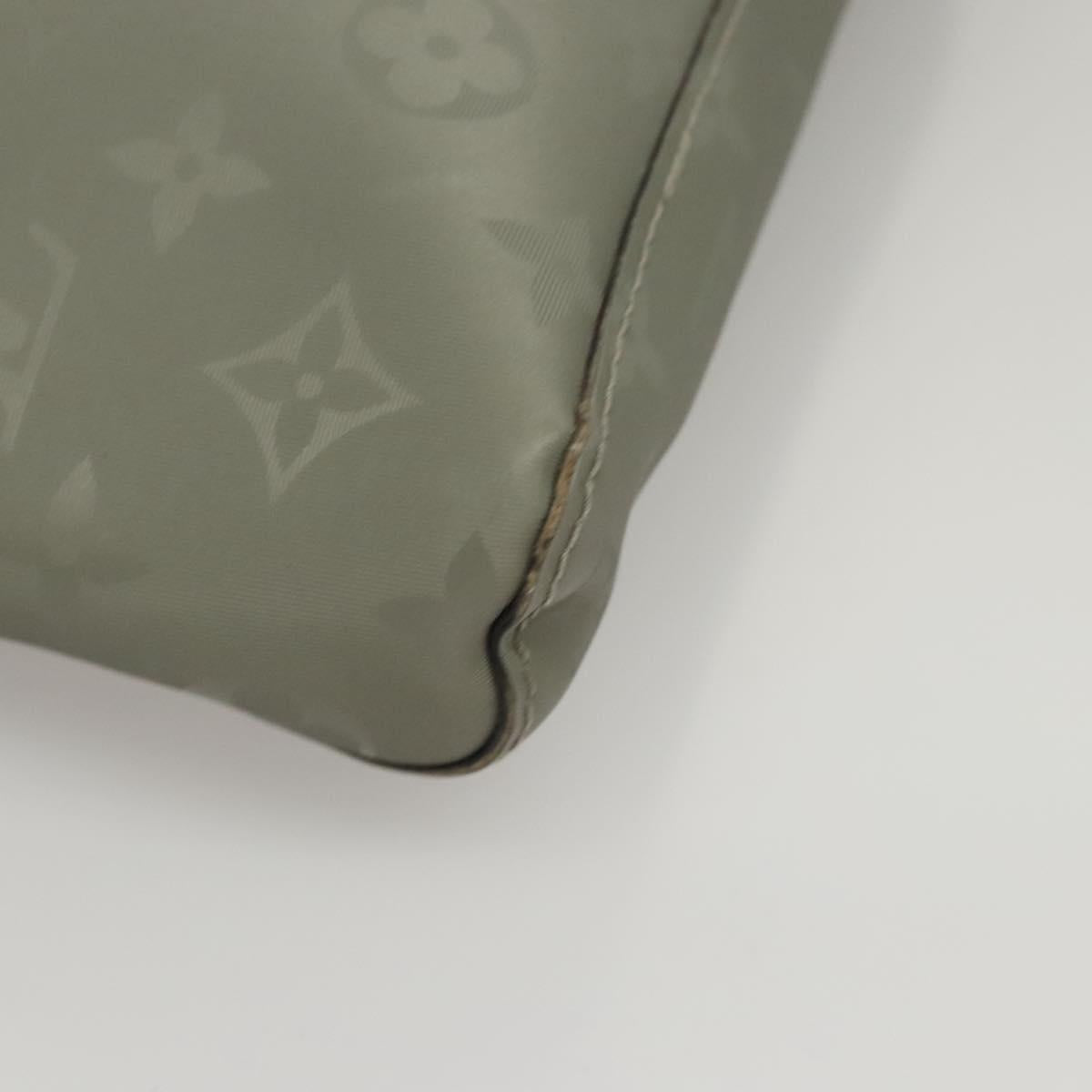 Louis Vuitton Messenger, Grey, Canvas, shoulder